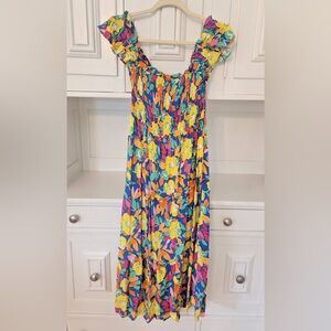 Sugarlips Floral Midi Dress- Size Large